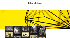 Desktop Screenshot of diskursdisko.de